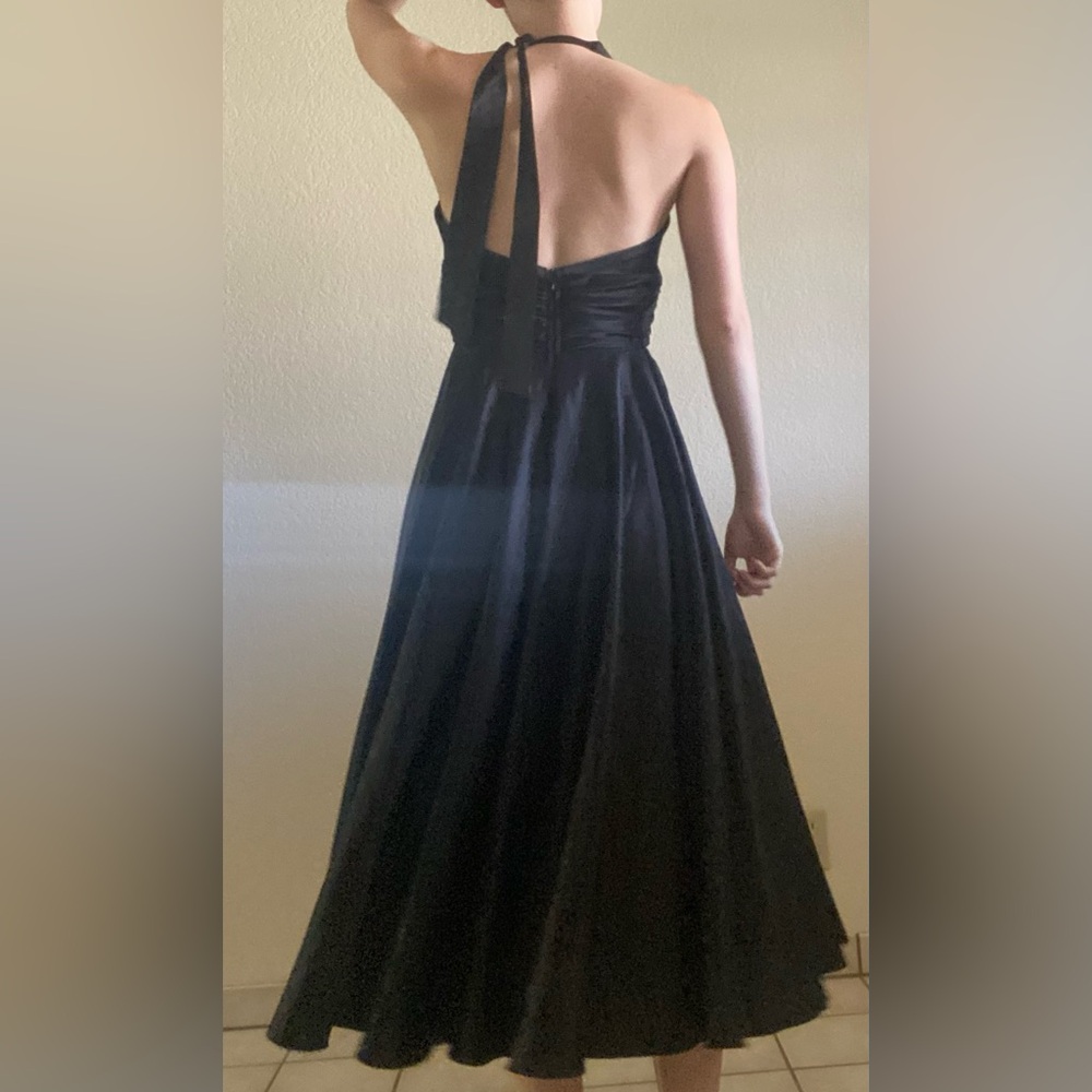 Vintage black silk Marilyn Monroe dress